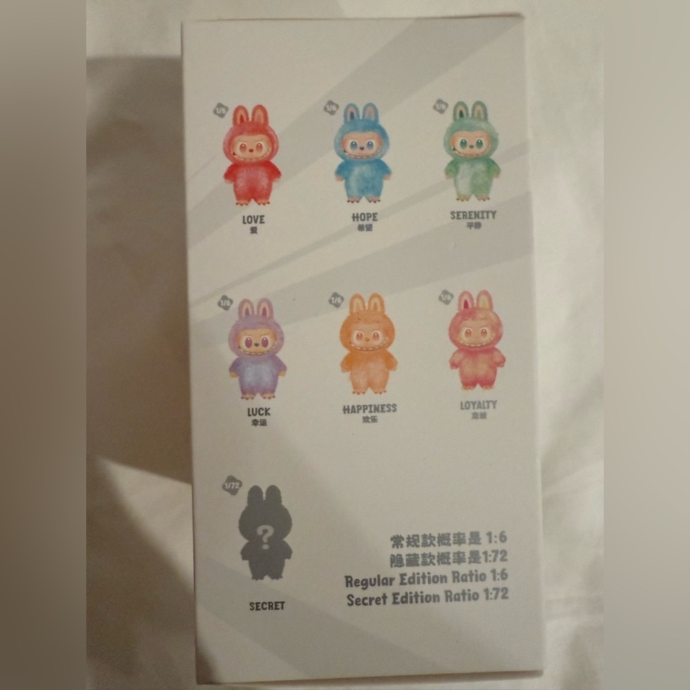 Pop Mart The Monsters Big Into Energy Serenity Labubu Plush Pendant Keychain - Picture 3 of 9